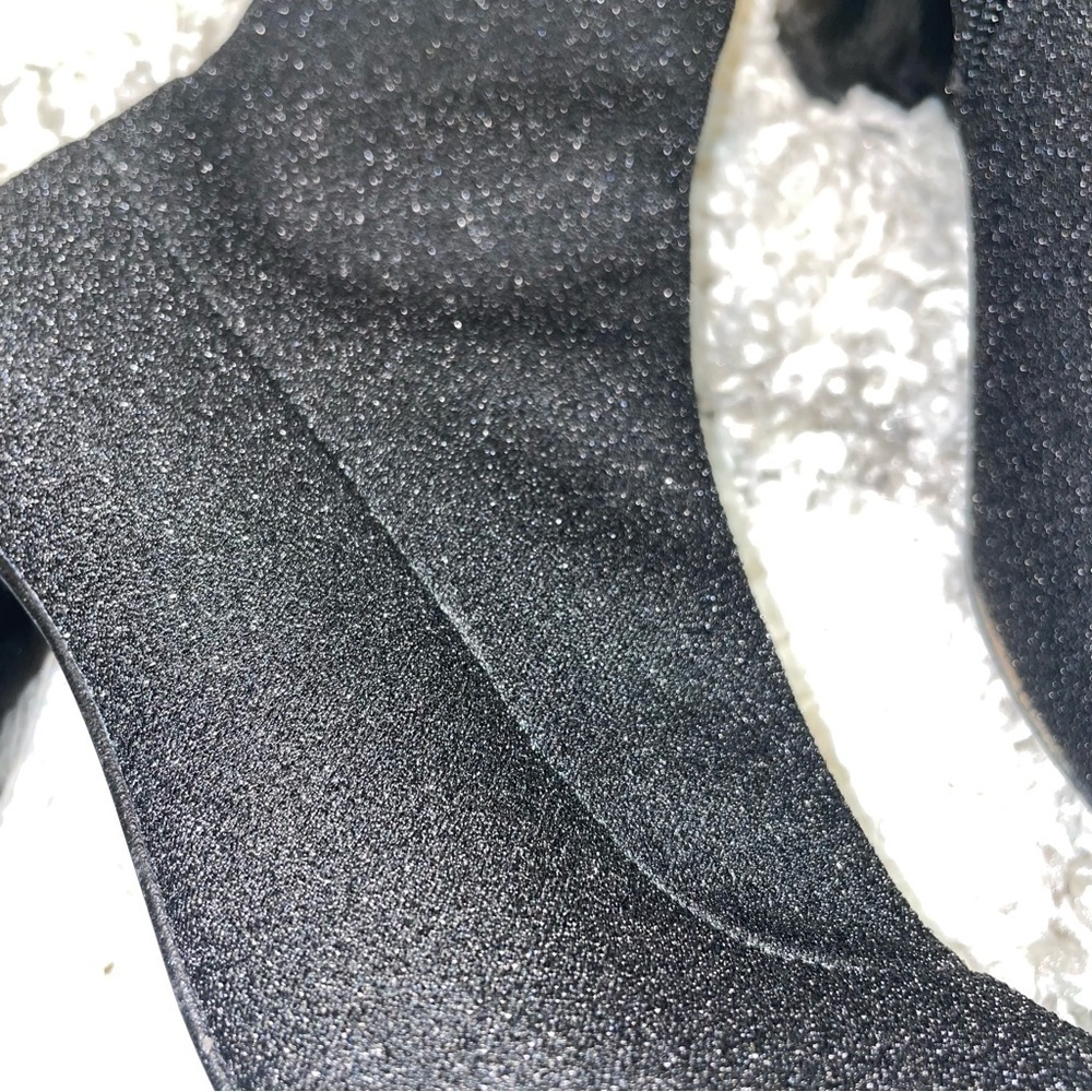 Free People Spectrum Sock Boot in Black Shimmer size 8 - Picture 11 of 15